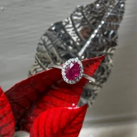 013 Miluna Anello oro con Rubino e brillanti cod: LID3280